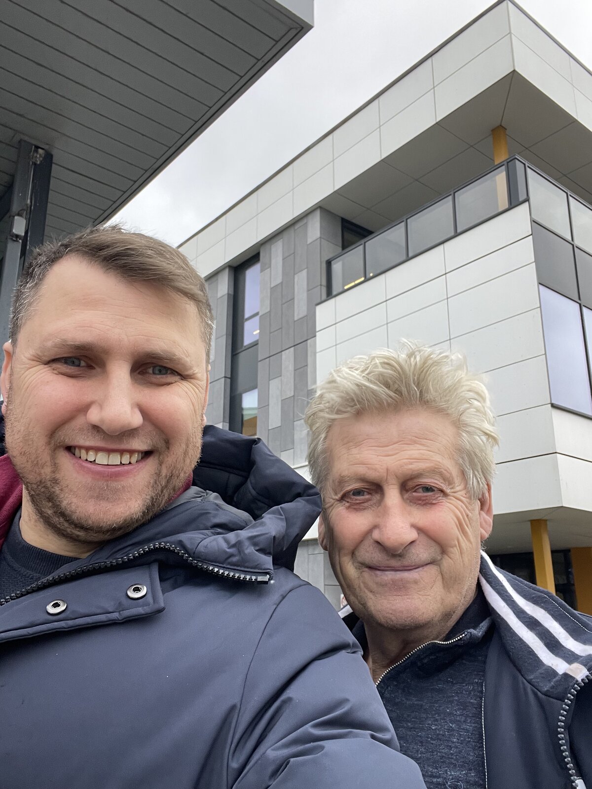 David and Ben, the father-and-son founders of Lead Sleeve, based in Plymouth, Devon.