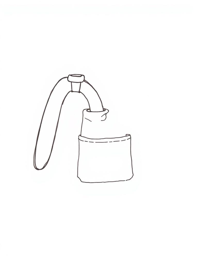 Concept 02 · Wrap pocket with thumb cut-out