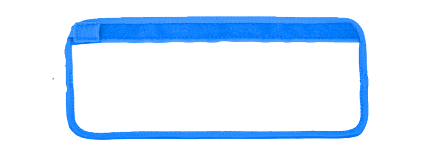 Blue blank Lead Sleeve — sublimation-ready dog leash sleeve
