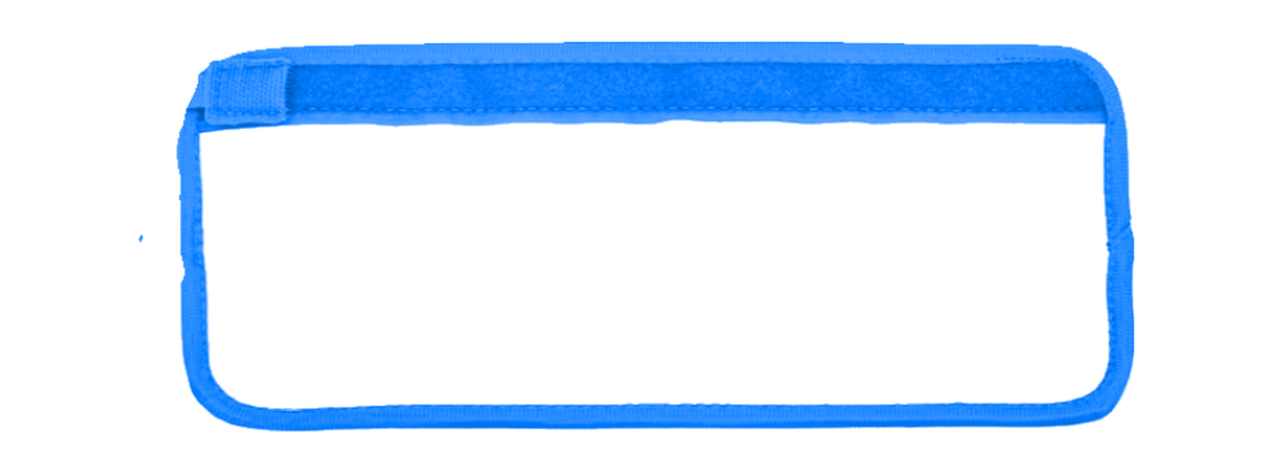 Blue blank Lead Sleeve — sublimation-ready dog leash sleeve