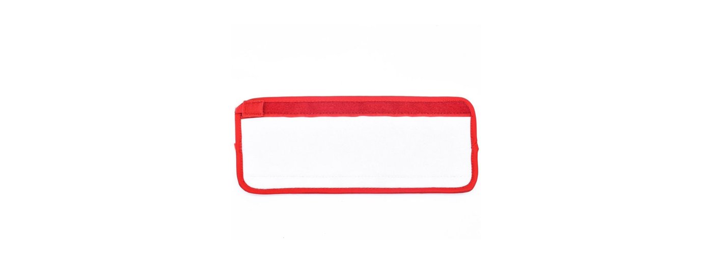 Red blank Lead Sleeve — sublimation-ready dog leash sleeve