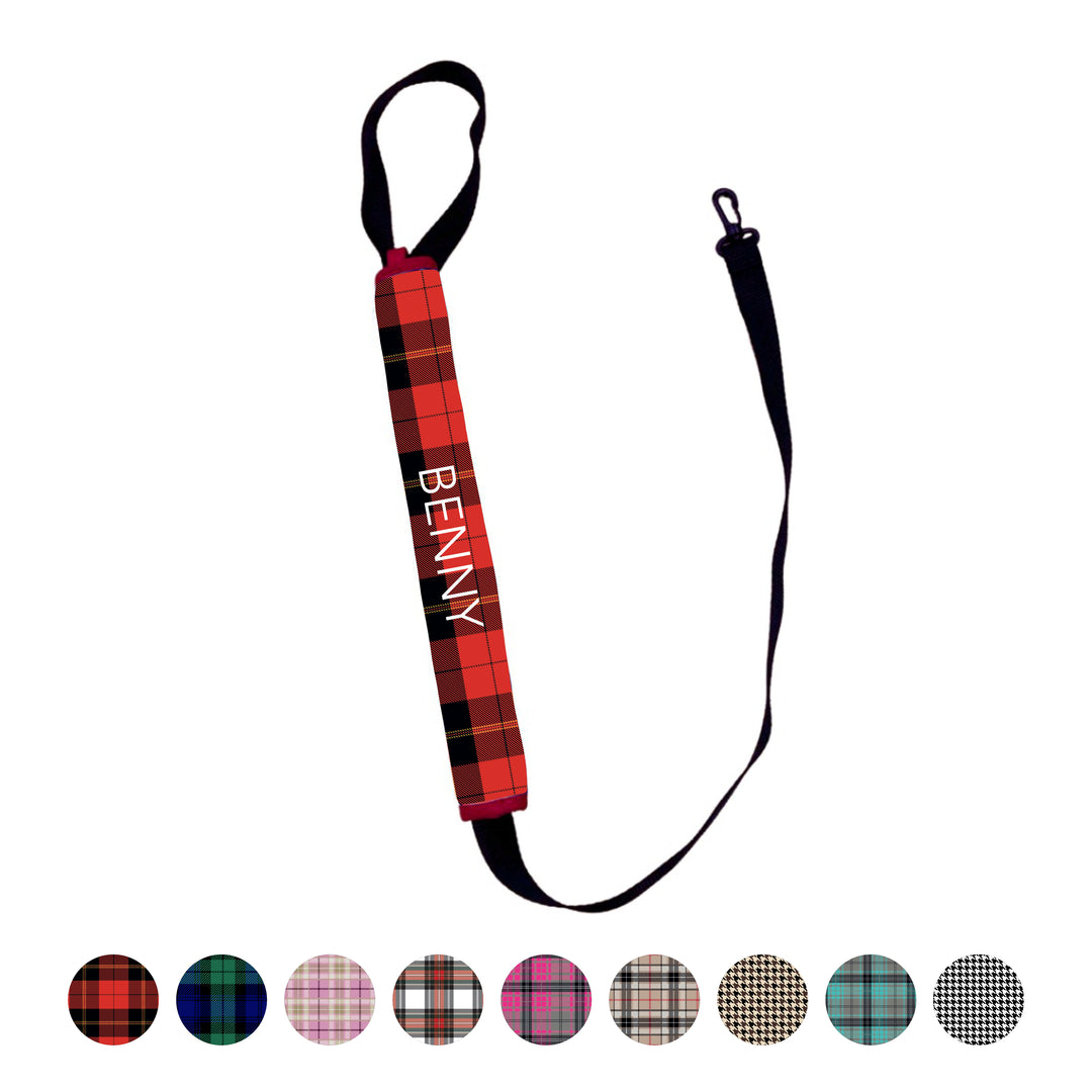 Tartan Dog Lead Sleeve