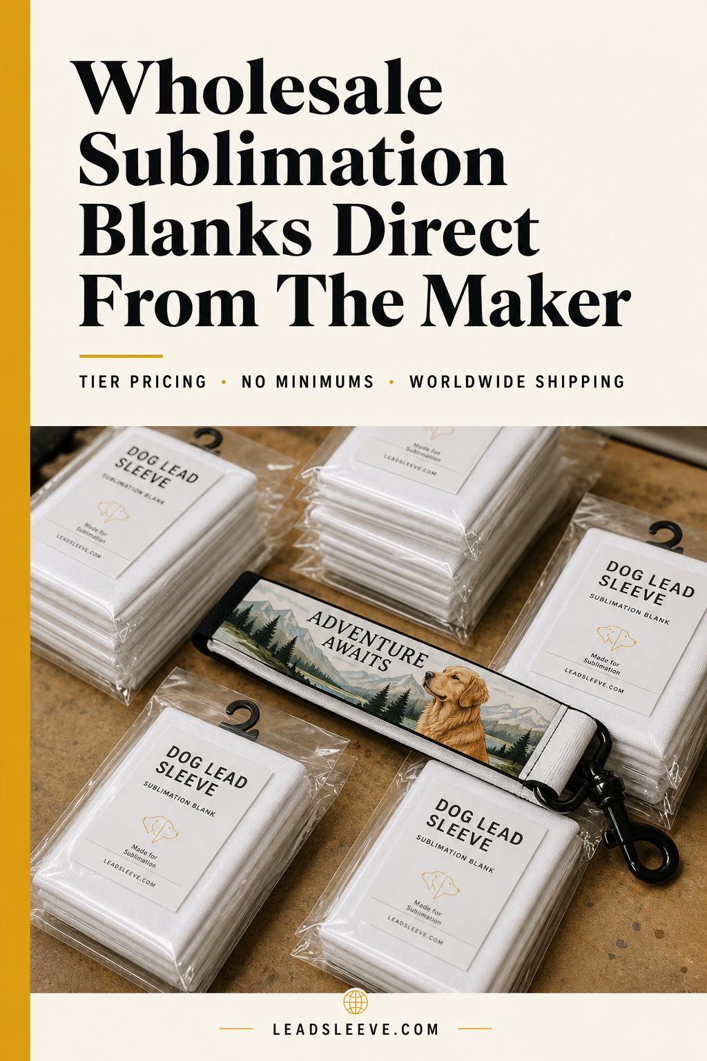Wholesale sublimation blanks direct from the maker — Lead Sleeve